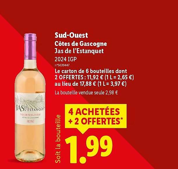 Sud-Ouest Côtes de Gascogne Jas de l'Estanquet