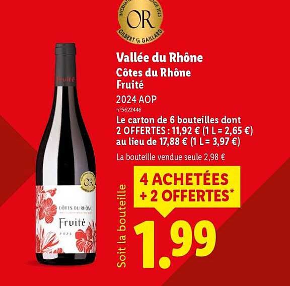 Vallée du Rhône Côtes du Rhône Fruité