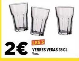 VERRES VEGAS 35 CL