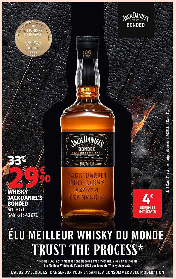 WHISKY JACK DANIEL'S BONDED