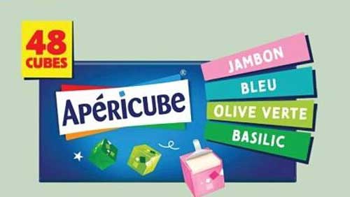 48 CUBES Apéricube JAMBON BLEU OLIVE VERTE BASILIC