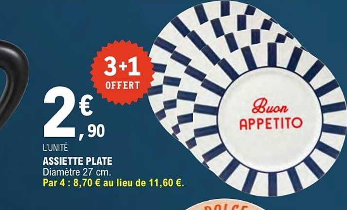 ASSIETTE PLATE
