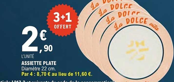 ASSIETTE PLATE