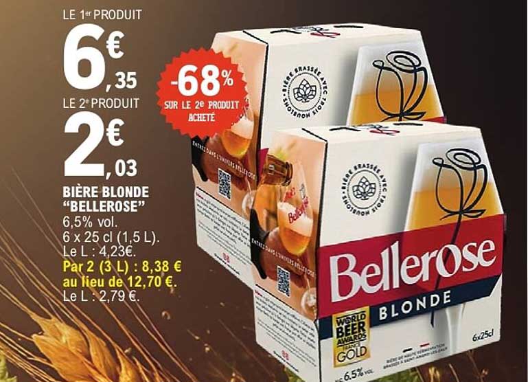 Bière blonde “Bellerose”