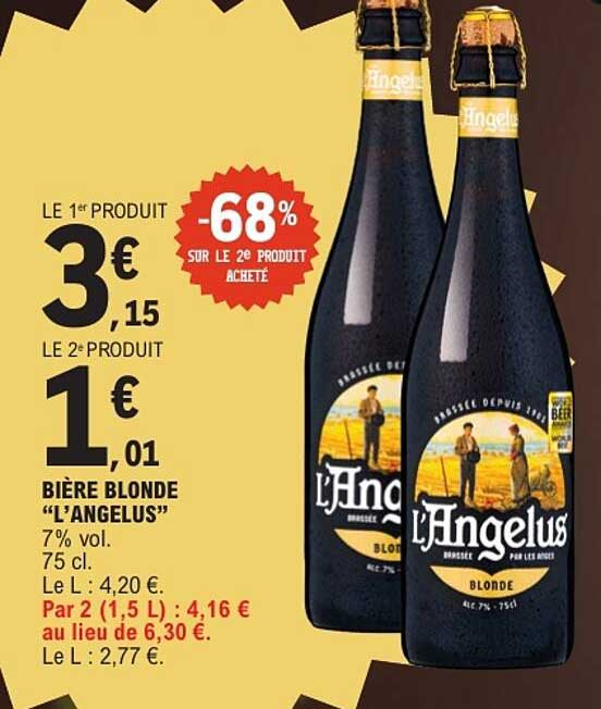 BIÈRE BLONDE “L’ANGELUS”