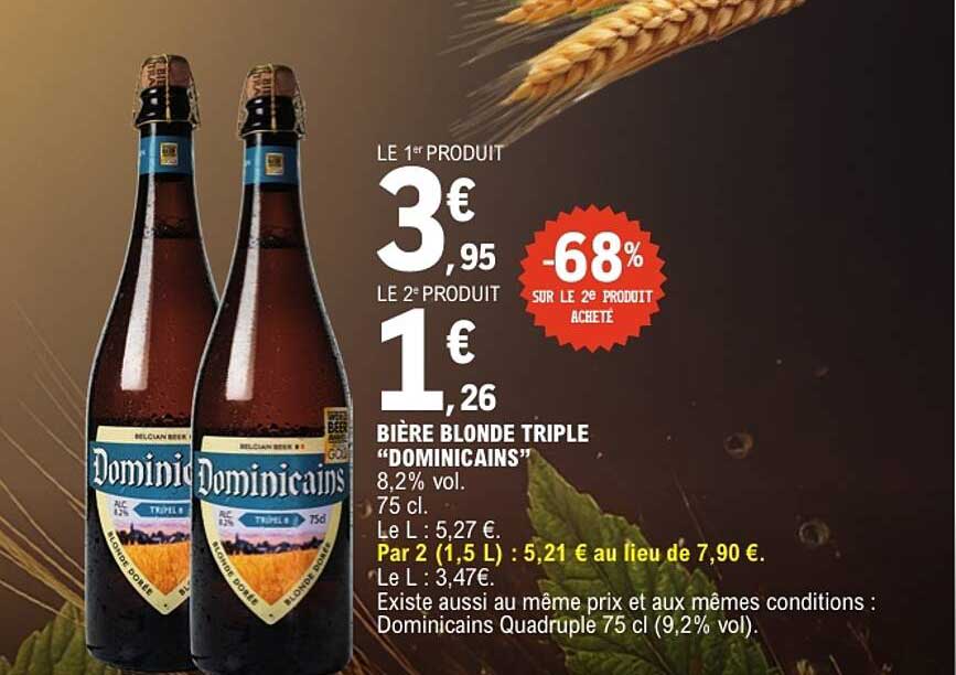 BIÈRE BLONDE TRIPLE “DOMINICAINS”