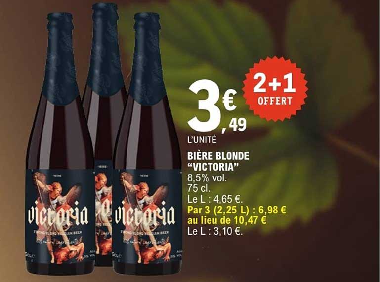 BIÈRE BLONDE “VICTORIA”
