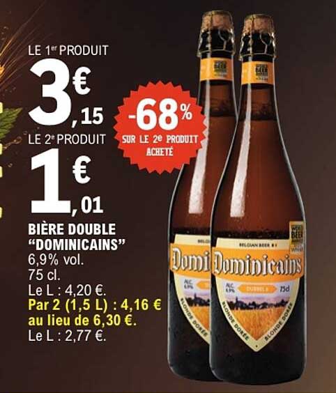 BIÈRE DOUBLE “DOMINICAINS”