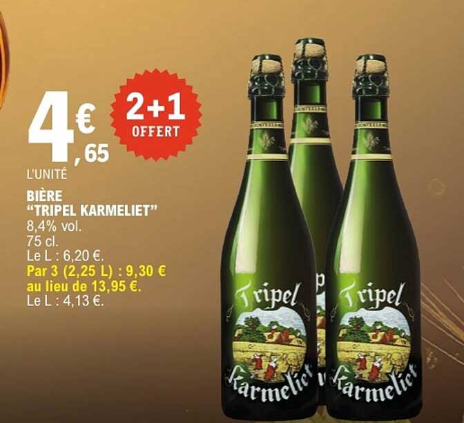 Bière “TRIPEL KARMELIET”