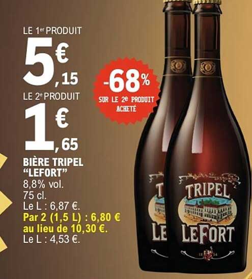 BIÈRE TRIPEL "LEFORT"