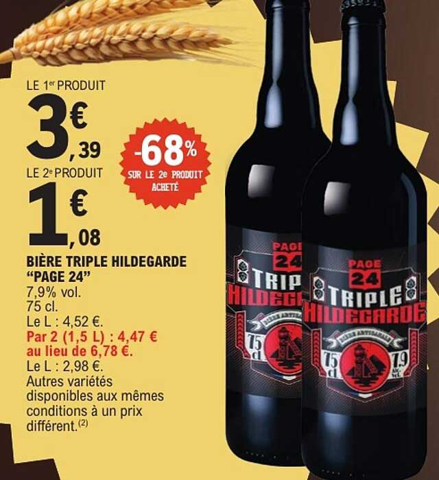 Bière Triple Hildegarde “PAGE 24”