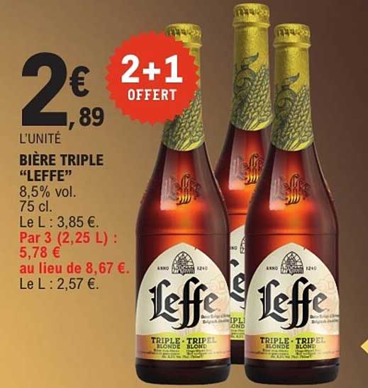 BIERE TRIPLE "LEFFE"