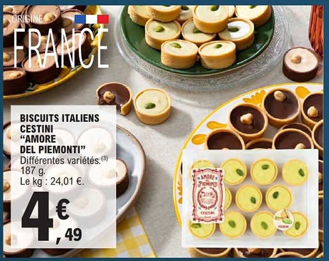 BISCUITS ITALIENS CESTINI “AMORE DEL PIEMONTI”