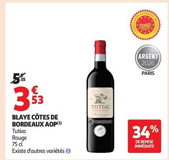 BLAYE CÔTES DE BORDEAUX AOP(1)