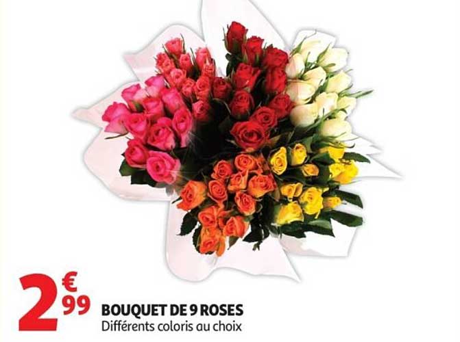 BOUQUET DE 9 ROSES
