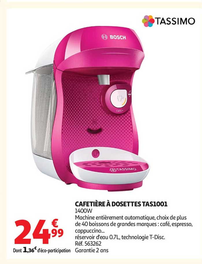 CAFETIÈRE À DOSETTES TASI001
