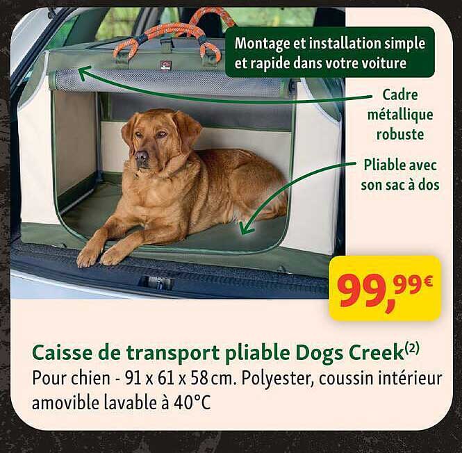 Caisse de transport pliable Dogs Creek(2)