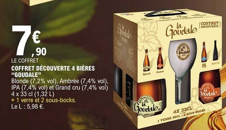 COFFRET DÉCOUVERTE 4 BIÈRES “GOUDALE”