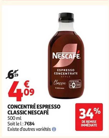 CONCENTRÉ ESPRESSO CLASSIC NESCAFÉ