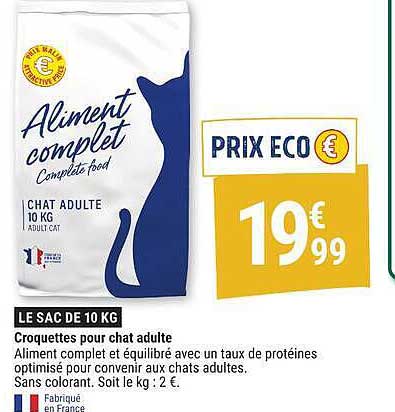 Croquettes pour chat adulte