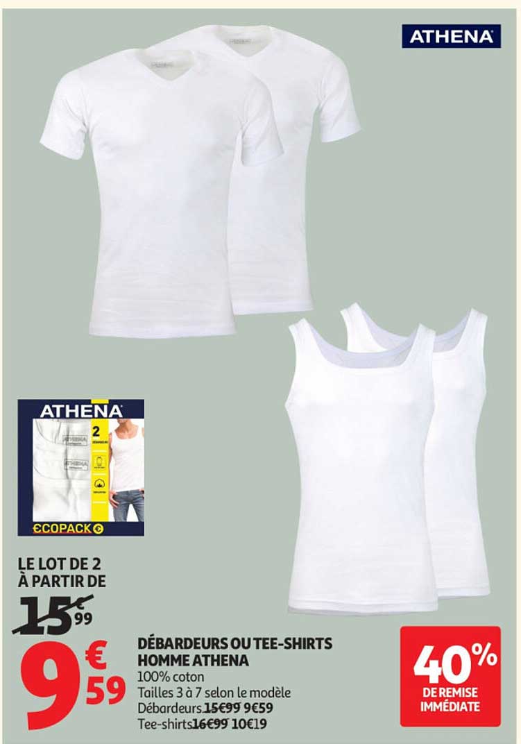 DÉBARDEURS OU TEE-SHIRTS HOMME ATHENA