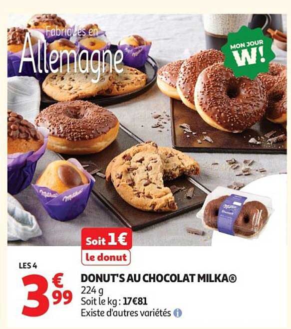 DONUTS AU CHOCOLAT MILKA®