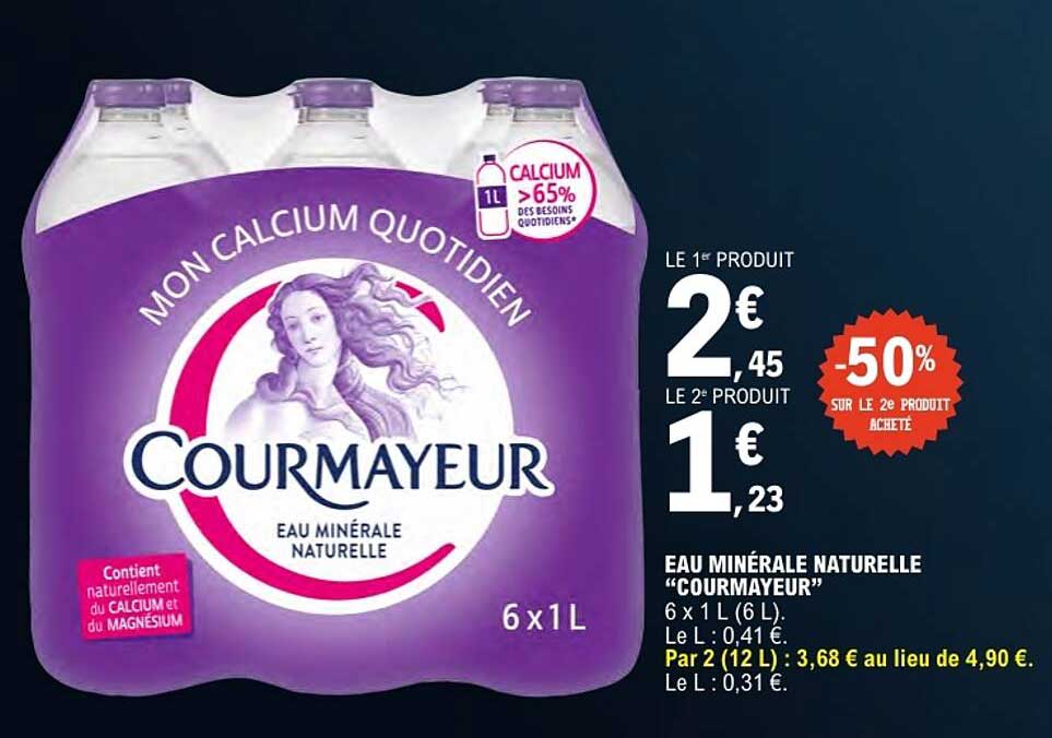 EAU MINÉRALE NATURELLE “COURMAYEUR”