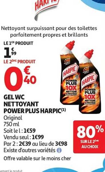 GEL WC NETTOYANT POWER PLUS HARPIC(1)