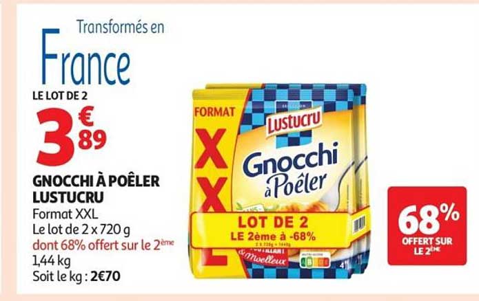 GNOCCHI À POÊLER LUSTUCRU