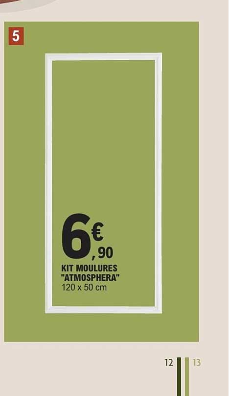 KIT MOULURES "ATMOSPHERA" 120 x 50 cm