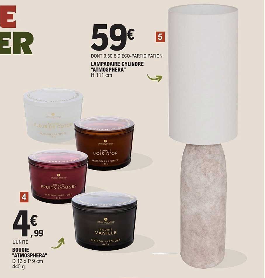 LAMPADAIRE CYLINDRE "ATMOSPHERA"