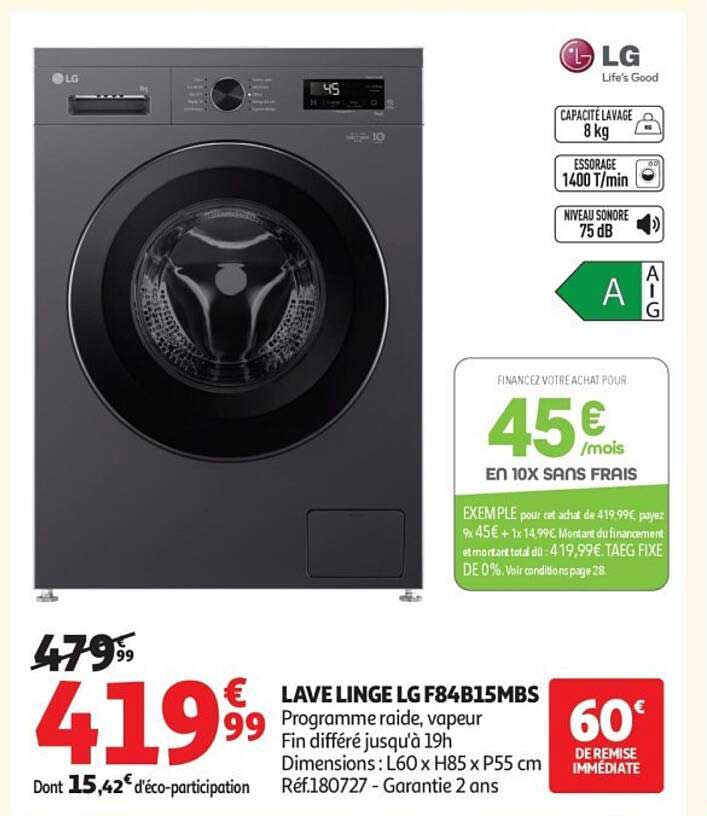 LAVE LINGE LG F84B15MBS
