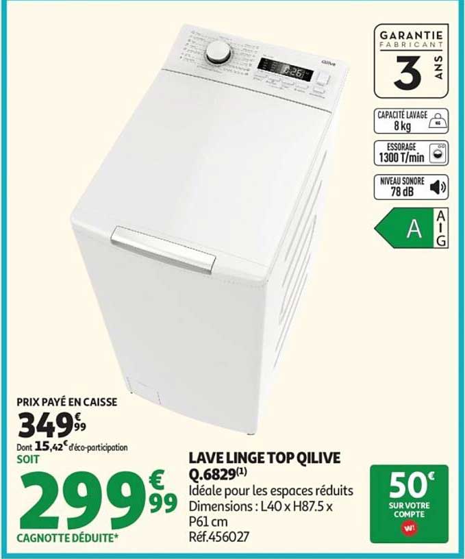 LAVE LINGE TOP QILIVE Q.6829(1)