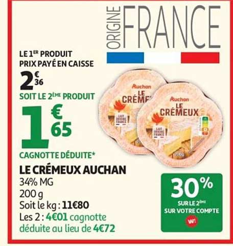 LE CRÉMEUX AUCHAN
