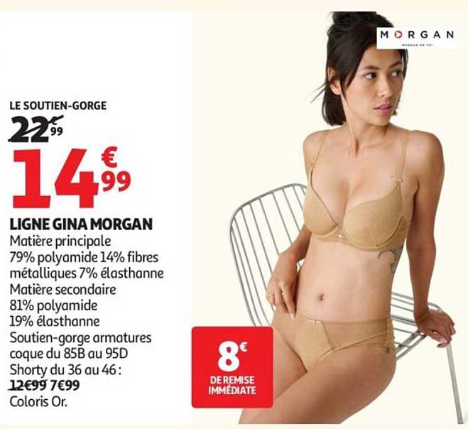 LE SOUTIEN-GORGE LIGNE GINA MORGAN