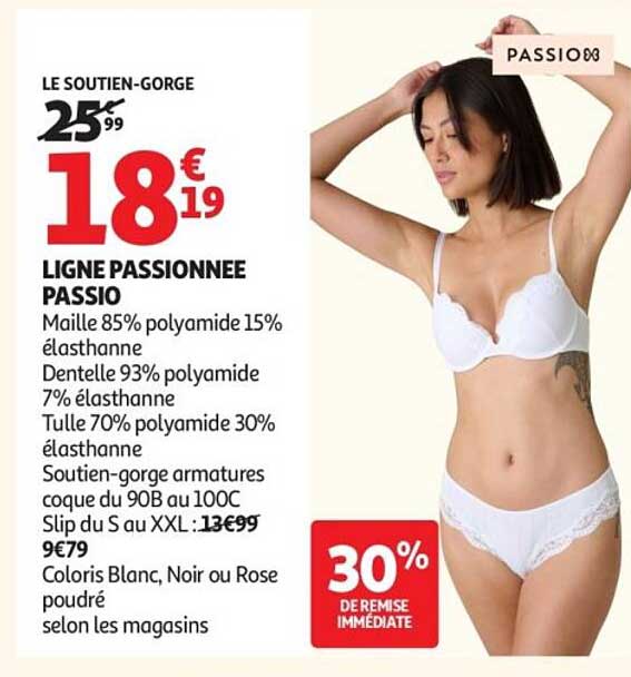 LE SOUTIEN-GORGE LIGNE PASSIONNEE PASSIO