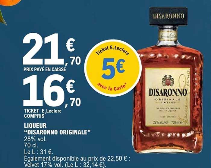 LIQUEUR “DISARONNO ORIGINALE”