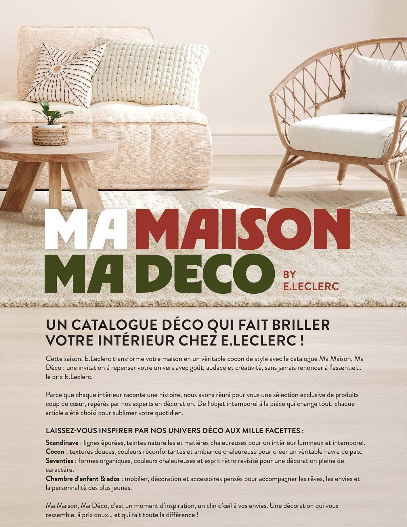 MA MAISON MA DECO BY E.LECLERC