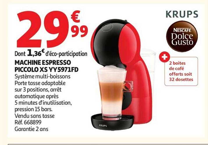MACHINE ESPRESSO PICCOLO XS YY5971FD