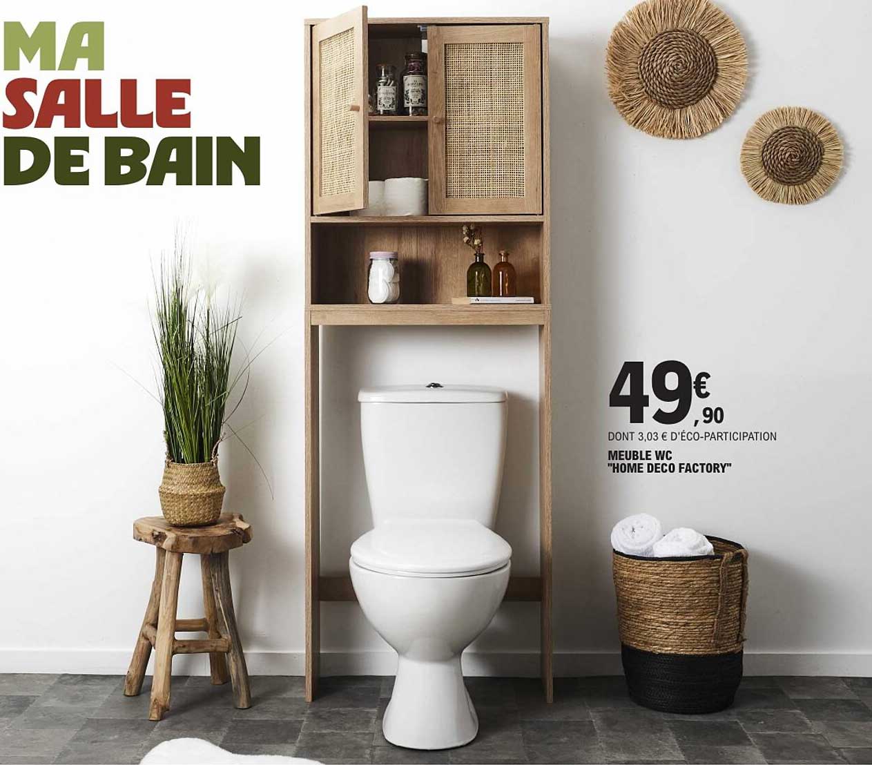 MEUBLE WC "HOME DECO FACTORY"