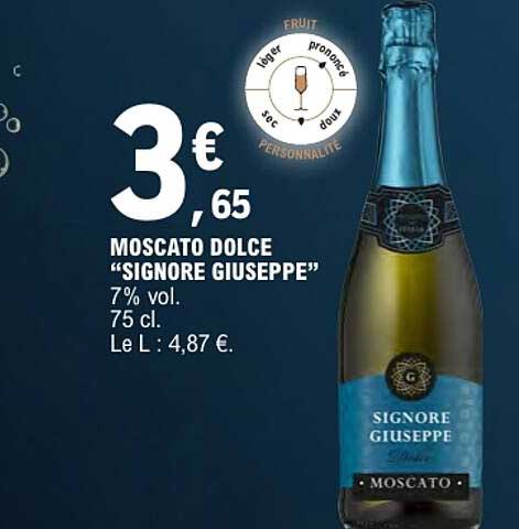MOSCATO DOLCE "SIGNORE GIUSEPPE"