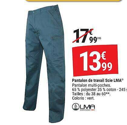 Pantalon de travail Scie LMA®