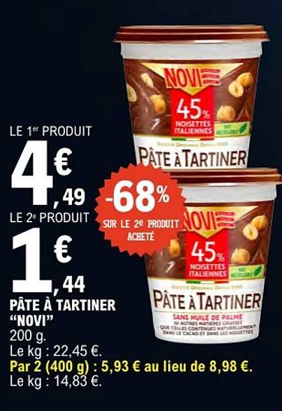 PÂTE À TARTINER “NOVI” 200 g