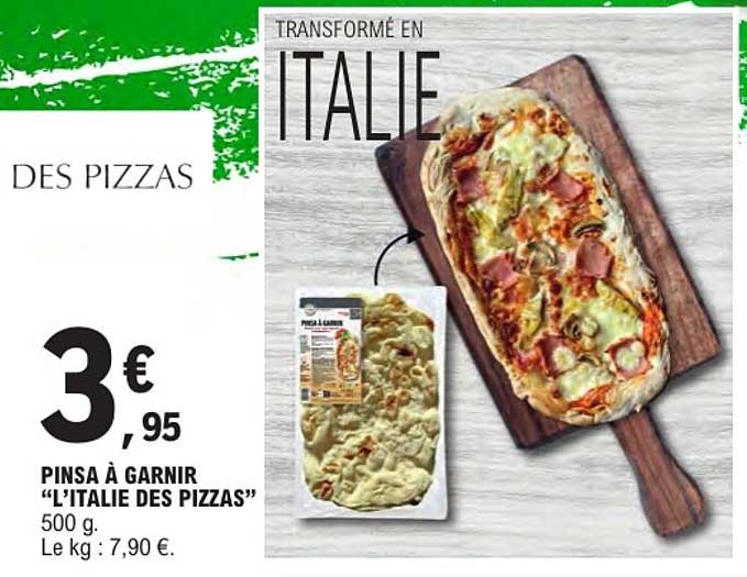 Pinsa à garnir “L’ITALIE DES PIZZAS”