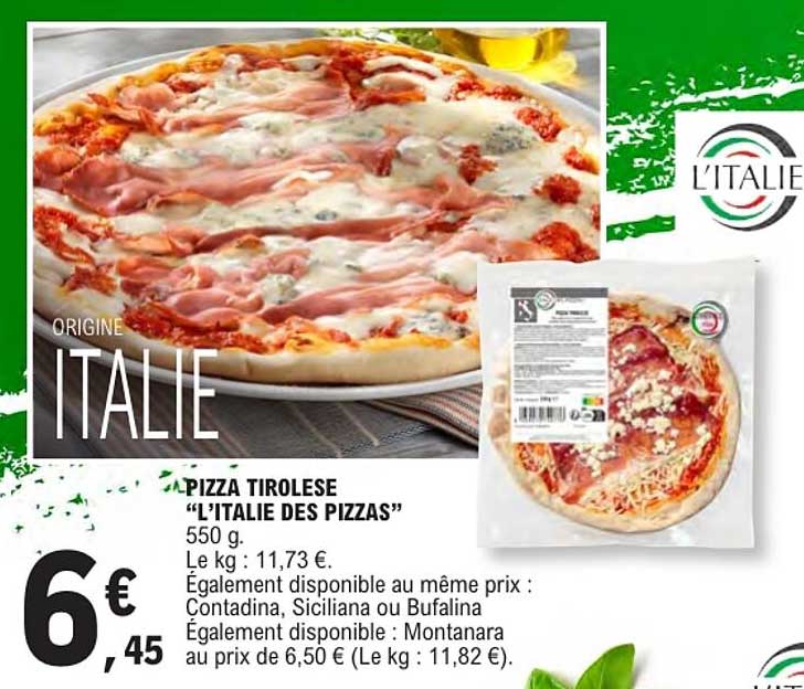 PIZZA TIROLESSE “L’ITALIE DES PIZZAS”
