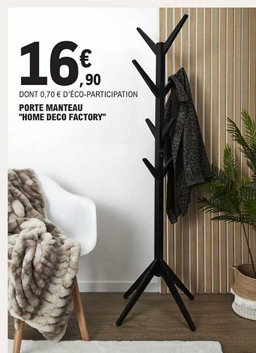 PORTE MANTEAU "HOME DECO FACTORY"