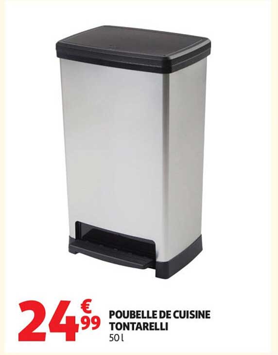 POUBELLE DE CUISINE TONTARELLI 50 l