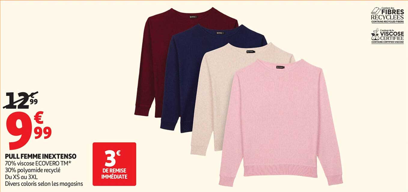 PULL FEMME INEXTENSO
