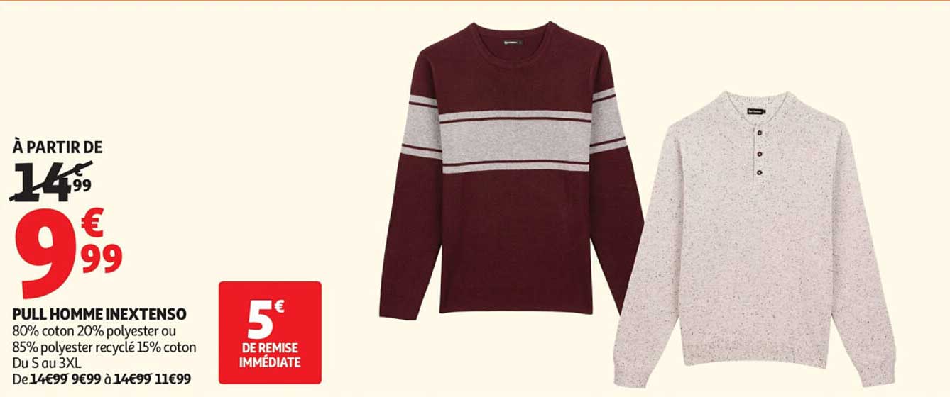 PULL HOMME INEXTENSO