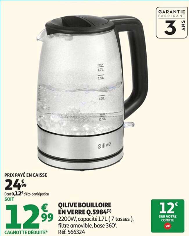 QILIVE BOUILLOIRE EN VERRE Q.5984(1)
